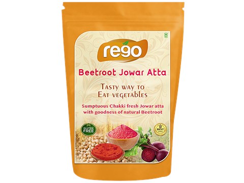 Rego Beetroot Jowar Atta - Nutritious, 500 g