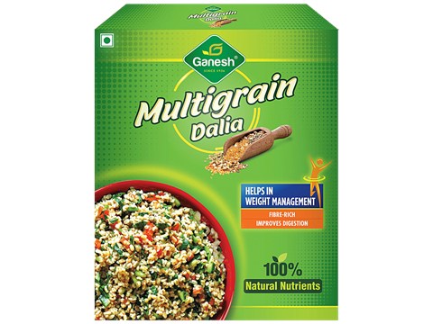 Ganesh Multigrain Dalia  Fibre Rich, Improves Digestion, For Weight Management, 500 g