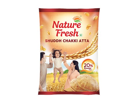 Nature Fresh Sampoorna Chakki Atta/Godihittu, 5 kg
