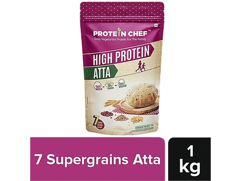 Protein Chef High Protein Flour Multigrain Atta, 5.5g Protein Per Roti, Homely Taste, 1 kg