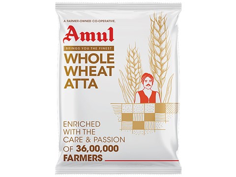 Amul Whole Wheat Atta, 1 kg