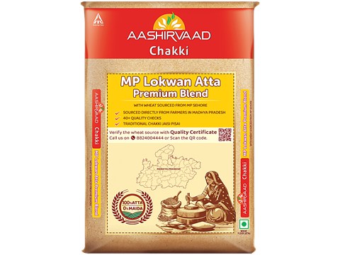 Aashirvaad MP Lokwan Atta Premium Blend, 1 kg