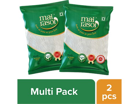 Mai Rasoi Maida - Made With Wheat Grain, Rich In Vitamins & Fibre, No Preservatives, 500 g