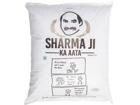 Sharmaji Ka Aata Sharbati Wheat Atta, 5 kg