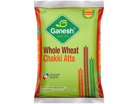 Ganesh Whole Wheat Chakki Atta, 10 kg