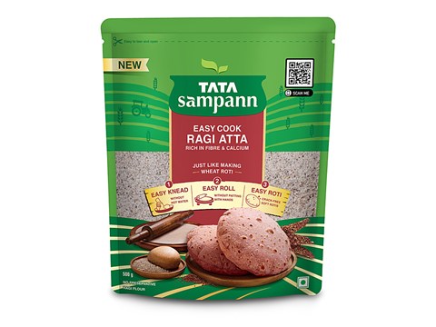 Tata Sampann Easy Cook Ragi Atta, 500 g