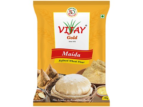 Vijay Gold Maida/Processed Wheat Flour, 1 kg