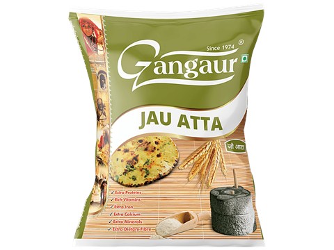 Gangaur Jau Atta - Fibre Rich, 1 kg