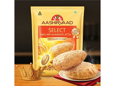 Aashirvaad Atta/Godihittu - Select, 1 kg