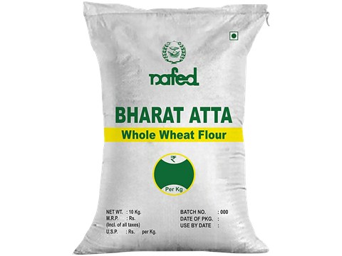 Bharat Atta Whole Wheat Flour, 10 kg