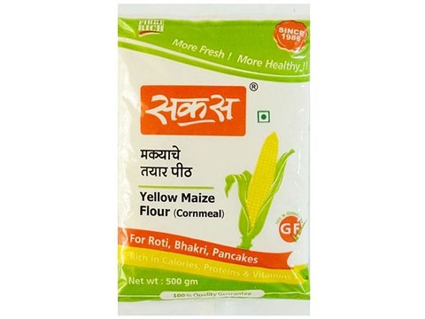 Sakas Flour - Yellow Corn (Cornmeal), 500 g