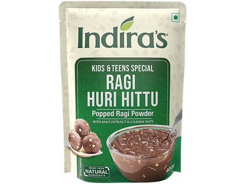 Indira's Ragi Special Huri Hittu, 400 g