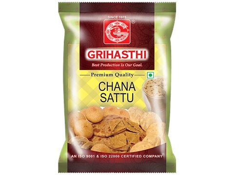 Grihasthi Chana Sattu - Premium, Rich In Protein, Fibre & Calcium, No Preservatives, 500 g